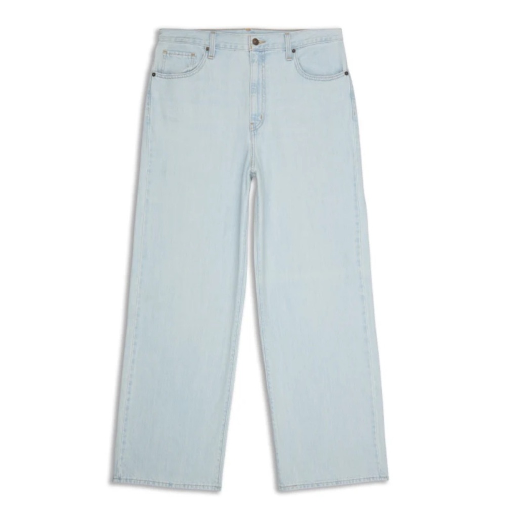 Levi’s Women’s High Waisted Strait Charlie Boy Jeans Wide Leg Sz 28 100% cotton